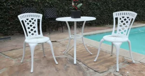 best White Outdoor Bistro Sets for your best white patio bistro set featured