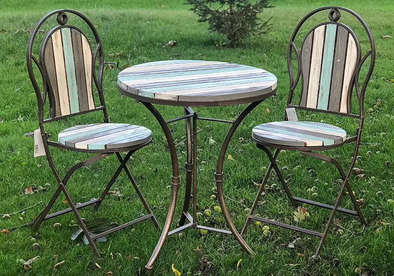 Best Farmhiouse BACKYARD EXPRESSIONS PATIO 905151-NM Backyard Expressions Farmhouse Bistro Set best outdoor bistro sets